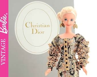 christian dior barbie doll|christian Barbie doll limited edition.